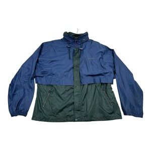 Vintage Speedo Jacket Mens XL Atlanta 1996 Olympics Windbreaker Navy Green 90s